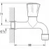 Кран для кухонной мойки GROHE Costa L, без функции смешивания, хром (30098001) Кран для кухонной мойки GROHE Costa L, без функции смешивания, хром (30098001)