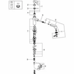Смеситель для кухни GROHE Eurodisc Cosmopolitan, хром (32257002) Смеситель для кухни GROHE Eurodisc Cosmopolitan, хром (32257002)