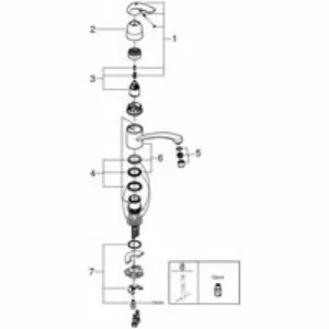 Смеситель для кухни GROHE Euroeco, хром (32750000) Смеситель для кухни GROHE Euroeco, хром (32750000)