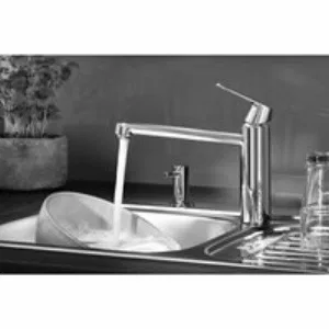Смеситель для кухни GROHE Eurosmart Cosmopolitan с запорным вентилем, хром (30195000) Смеситель для кухни GROHE Eurosmart Cosmopolitan с запорным вентилем, хром (30195000)