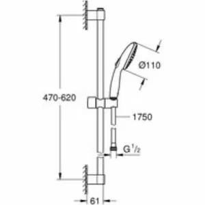 Готовый комплект для ванной комнаты GROHE Tempesta, хром (NB0049) Готовый комплект для ванной комнаты GROHE Tempesta, хром (NB0049)