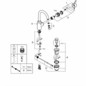 Смеситель для раковины GROHE Eurosmart Cosmopolitan, L-size, хром (32830001) Смеситель для раковины GROHE Eurosmart Cosmopolitan, L-size, хром (32830001)