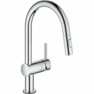Смеситель для кухни GROHE Minta Touch сенсорный с вытяжным душем, хром (31358002)