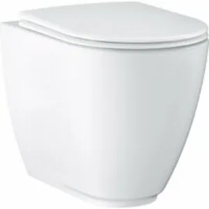 Унитаз приставной напольный GROHE Essence Ceramic, альпин-белый (3957300H) Унитаз приставной напольный GROHE Essence Ceramic, альпин-белый (3957300H)