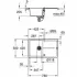 Мойка GROHE K400, 780 x 500 мм, черный гранит (31639AP0) Мойка GROHE K400, 780 x 500 мм, черный гранит (31639AP0)