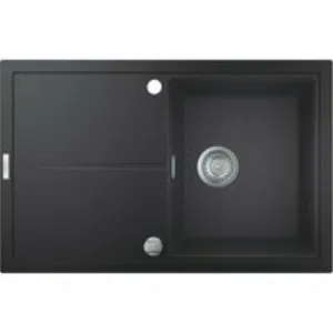 Мойка GROHE K400, 780 x 500 мм, черный гранит (31639AP0) Мойка GROHE K400, 780 x 500 мм, черный гранит (31639AP0)
