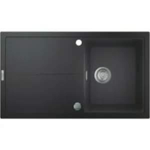 Мойка GROHE K400, 860 x 500 мм, черный гранит (31640AP0) Мойка GROHE K400, 860 x 500 мм, черный гранит (31640AP0)