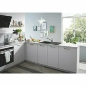 Мойка GROHE K400, 860 x 500 мм, черный гранит (31640AP0) Мойка GROHE K400, 860 x 500 мм, черный гранит (31640AP0)