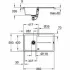 Мойка GROHE K400, 860 x 500 мм, черный гранит (31640AP0) Мойка GROHE K400, 860 x 500 мм, черный гранит (31640AP0)