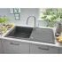 Мойка GROHE K400, 1000 x 500 мм, серый гранит (31641AT0) Мойка GROHE K400, 1000 x 500 мм, серый гранит (31641AT0)