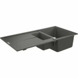 Мойка GROHE K400 с 1,5 чашей, 1000 x 500 мм, серый гранит (31642AT0) Мойка GROHE K400 с 1,5 чашей, 1000 x 500 мм, серый гранит (31642AT0)