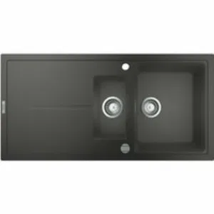 Мойка GROHE K400 с 1,5 чашей, 1000 x 500 мм, серый гранит (31642AT0) Мойка GROHE K400 с 1,5 чашей, 1000 x 500 мм, серый гранит (31642AT0)