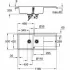 Мойка GROHE K400 с 1,5 чашей, черный гранит (31643AP0) Мойка GROHE K400 с 1,5 чашей, черный гранит (31643AP0)