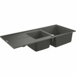 Мойка GROHE K400 с 1,5 чашей, серый гранит (31643AT0) Мойка GROHE K400 с 1,5 чашей, серый гранит (31643AT0)