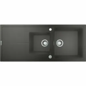 Мойка GROHE K400 с 1,5 чашей, серый гранит (31643AT0) Мойка GROHE K400 с 1,5 чашей, серый гранит (31643AT0)