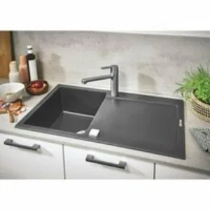 Мойка GROHE K500 с одной чашей, 860 x 500 мм, серый гранит (31644AT0) Мойка GROHE K500 с одной чашей, 860 x 500 мм, серый гранит (31644AT0)