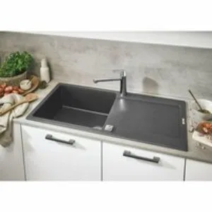 Мойка GROHE K500 с одной чашей, 1000 x 500 мм, серый гранит (31645AT0) Мойка GROHE K500 с одной чашей, 1000 x 500 мм, серый гранит (31645AT0)