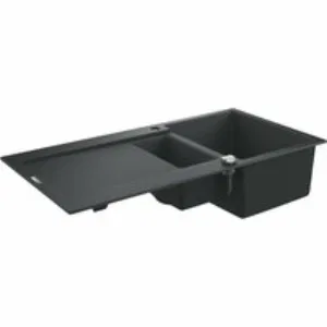 Мойка GROHE K500 с 1,5 чашей, 1000 x 500 мм, черный гранит (31646AP0) Мойка GROHE K500 с 1,5 чашей, 1000 x 500 мм, черный гранит (31646AP0)