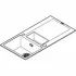 Мойка GROHE K500 с 1,5 чашей, 1000 x 500 мм, черный гранит (31646AP0) Мойка GROHE K500 с 1,5 чашей, 1000 x 500 мм, черный гранит (31646AP0)