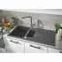 Мойка GROHE K500 с 1,5 чашей, 1000 x 500 мм, серый гранит (31646AT0) Мойка GROHE K500 с 1,5 чашей, 1000 x 500 мм, серый гранит (31646AT0)