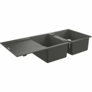 Мойка GROHE K500 с двумя чашами, 1160 x 500 мм, серый гранит (31647AT0) Мойка GROHE K500 с двумя чашами, 1160 x 500 мм, серый гранит (31647AT0)