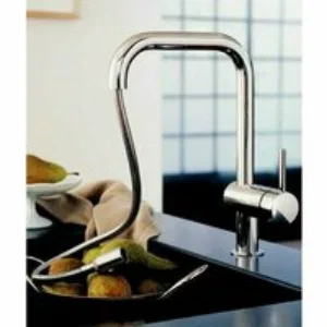Смеситель для кухни GROHE Minta с вытяжным U-изливом, хром (32067000) Смеситель для кухни GROHE Minta с вытяжным U-изливом, хром (32067000)