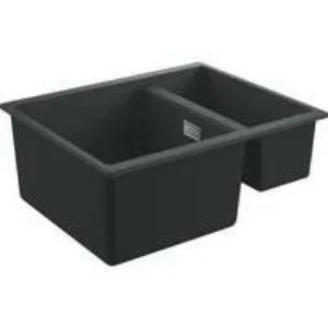 Мойка GROHE K500 с 1,5 чашей, 555 x 460 мм, черный гранит (31648AP0) Мойка GROHE K500 с 1,5 чашей, 555 x 460 мм, черный гранит (31648AP0)