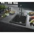 Мойка GROHE K700 с одной чашей, 400 x 500 мм, черный гранит (31650AP0) Мойка GROHE K700 с одной чашей, 400 x 500 мм, черный гранит (31650AP0)