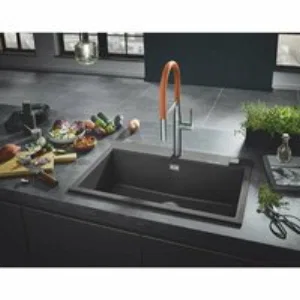 Мойка GROHE K700 с одной чашей, 780 x 510 мм, серый гранит (31652AT0) Мойка GROHE K700 с одной чашей, 780 x 510 мм, серый гранит (31652AT0)