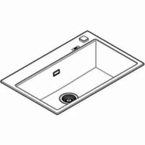 Мойка GROHE K700 с одной чашей, 780 x 510 мм, серый гранит (31652AT0) Мойка GROHE K700 с одной чашей, 780 x 510 мм, серый гранит (31652AT0)