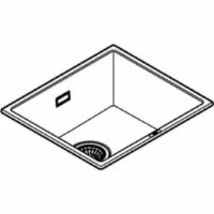 Мойка GROHE K700U с одной чашей, 457 x 406 мм, серый гранит (31653AT0) Мойка GROHE K700U с одной чашей, 457 x 406 мм, серый гранит (31653AT0)