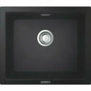 Мойка GROHE K700U с одной чашей, 533 x 457 мм, черный гранит (31654AP0) Мойка GROHE K700U с одной чашей, 533 x 457 мм, черный гранит (31654AP0)