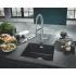 Мойка GROHE K700U с одной чашей, 533 x 457 мм, черный гранит (31654AP0) Мойка GROHE K700U с одной чашей, 533 x 457 мм, черный гранит (31654AP0)