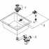 Мойка GROHE K700U с одной чашей, 533 x 457 мм, серый гранит (31654AT0) Мойка GROHE K700U с одной чашей, 533 x 457 мм, серый гранит (31654AT0)