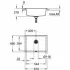 Мойка GROHE K700U с одной чашей, 610 x 460 мм, черный гранит (31655AP0) Мойка GROHE K700U с одной чашей, 610 x 460 мм, черный гранит (31655AP0)