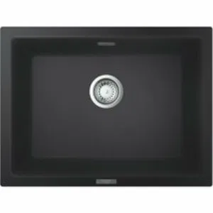 Мойка GROHE K700U с одной чашей, 610 x 460 мм, черный гранит (31655AP0) Мойка GROHE K700U с одной чашей, 610 x 460 мм, черный гранит (31655AP0)