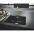 Мойка GROHE K700U с одной чашей, 610 x 460 мм, черный гранит (31655AP0) Мойка GROHE K700U с одной чашей, 610 x 460 мм, черный гранит (31655AP0)
