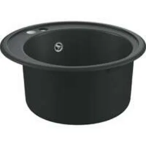 Мойка GROHE K200 с одной чашей, 51 см, черный гранит (31656AP0) Мойка GROHE K200 с одной чашей, 51 см, черный гранит (31656AP0)