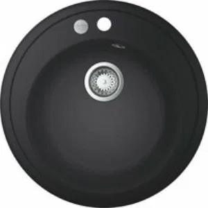 Мойка GROHE K200 с одной чашей, 51 см, черный гранит (31656AP0) Мойка GROHE K200 с одной чашей, 51 см, черный гранит (31656AP0)