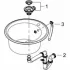 Мойка GROHE K200 с одной чашей, 51 см, черный гранит (31656AP0) Мойка GROHE K200 с одной чашей, 51 см, черный гранит (31656AP0)