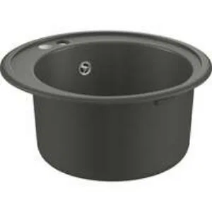 Мойка GROHE K200 с одной чашей, диаметр 510 мм, серый гранит (31656AT0) Мойка GROHE K200 с одной чашей, диаметр 510 мм, серый гранит (31656AT0)
