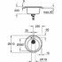 Мойка GROHE K200 с одной чашей, диаметр 510 мм, серый гранит (31656AT0) Мойка GROHE K200 с одной чашей, диаметр 510 мм, серый гранит (31656AT0)