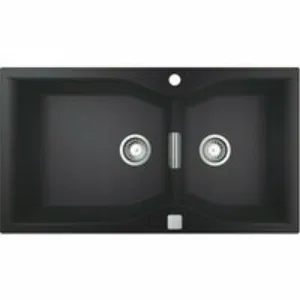 Мойка GROHE K700 с двумя чашами, 900 x 500 мм, черный гранит (31658AP0) Мойка GROHE K700 с двумя чашами, 900 x 500 мм, черный гранит (31658AP0)