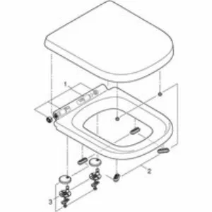 Сиденье для унитаза с микролифтом GROHE Euro Ceramic, альпин-белый (39330001) Сиденье для унитаза с микролифтом GROHE Euro Ceramic, альпин-белый (39330001)