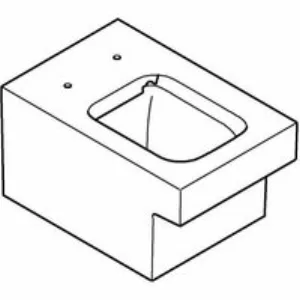Унитаз GROHE Cube Ceramic подвесной, с покрытием PureGuard, альпин-белый (3924500H) Унитаз GROHE Cube Ceramic подвесной, с покрытием PureGuard, альпин-белый (3924500H)