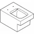 Унитаз GROHE Cube Ceramic подвесной, с покрытием PureGuard, альпин-белый (3924500H) Унитаз GROHE Cube Ceramic подвесной, с покрытием PureGuard, альпин-белый (3924500H)