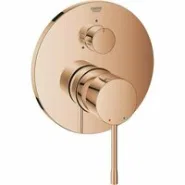 Внешняя часть смесителя для ванны GROHE Essence с переключателем на 3 положения, теплый закат глянец (24092DA1)