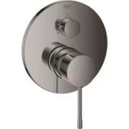 Внешняя часть смесителя для ванны GROHE Essence с переключателем на 3 положения, темный графит глянец (24092A01)