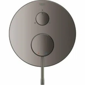 Внешняя часть смесителя для ванны GROHE Essence с переключателем на 3 положения, темный графит глянец (24092A01) Внешняя часть смесителя для ванны GROHE Essence с переключателем на 3 положения, темный графит глянец (24092A01)