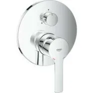 Внешняя часть смесителя для ванны GROHE Lineare с переключателем на 3 положения, хром (24095001)